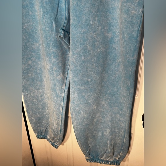 $97.50 Women’s 2X Jordan Flight Washed Fleece Pants Dark Powder Blue Loose Fit - Picture 3 of 14